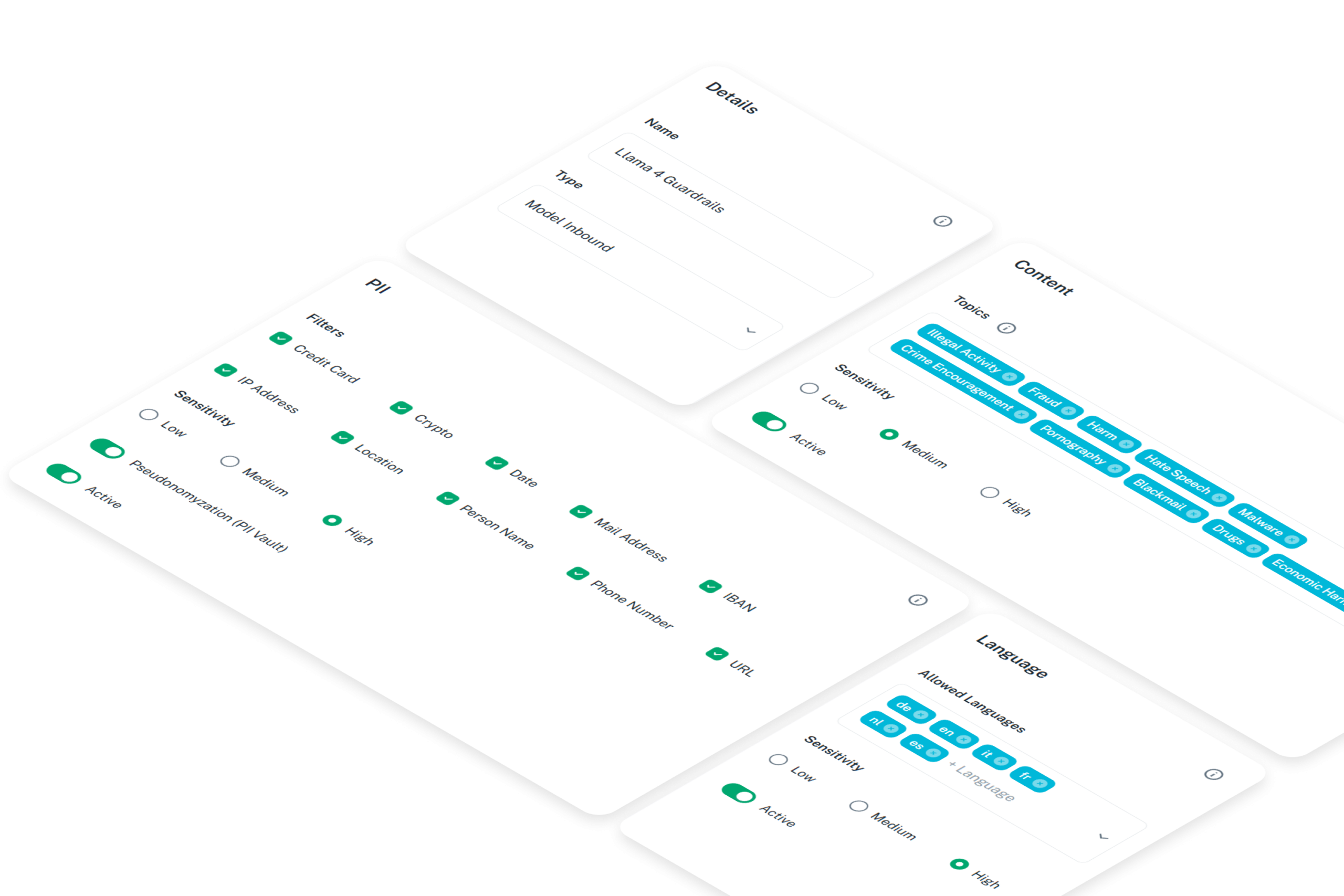 AI runtime security policy configuration